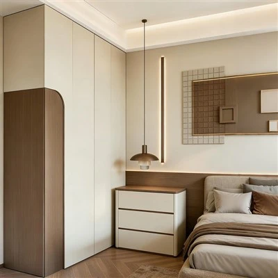 Gallchnó agus Wardrobe Nua-Aimseartha Bán